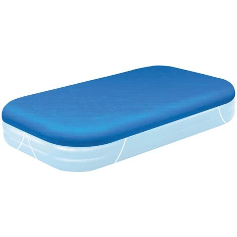 Bestway – Bâche de piscine rectangulaire 305 x 183 cm – Polyéthylène résistant à la déchirure – Trous de drainage intégrés – Protection contre débris et intempéries