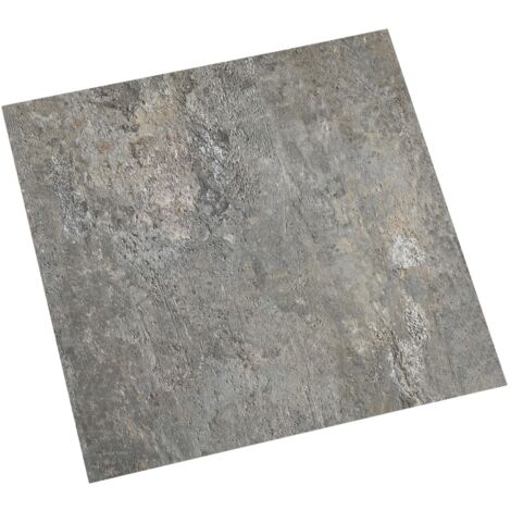Dalles de plancher autoadhésives 55 pcs PVC 5,11 m² gris vidaXL