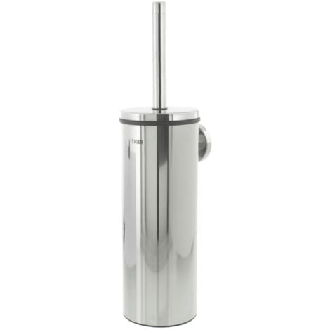 Brosse et porte-brosse de toilette Boston Chrome 309930346 Tiger