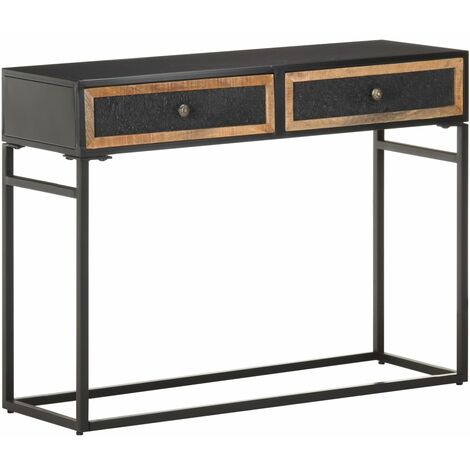 Table console 100x35x75 cm Bois de manguier massif vidaXL (1/5)