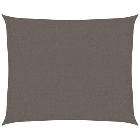 Voile d'ombrage 160 g/m² Anthracite 2,5x3 m PEHD vidaXL (1/5)