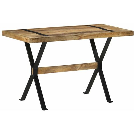 Furniture Limited - Table à manger 120x60x76 cm bois de manguier (1/6)