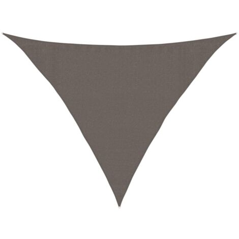 Voile d'ombrage 160 g/m² Anthracite 3,5x3,5x4,9 m PEHD vidaXL
