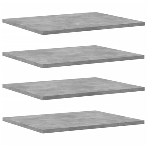 Panneaux de bibliothèque 8 pcs gris béton bois d’ingénierie vidaXL