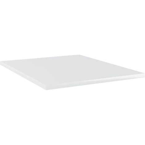 Panneaux de bibliothèque 8 pcs blanc brillant bois d’ingénierie vidaXL