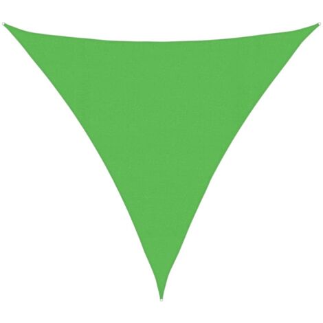 vidaXL Voile d'ombrage 160 g/m² Vert clair 4x4x4 m PEHD