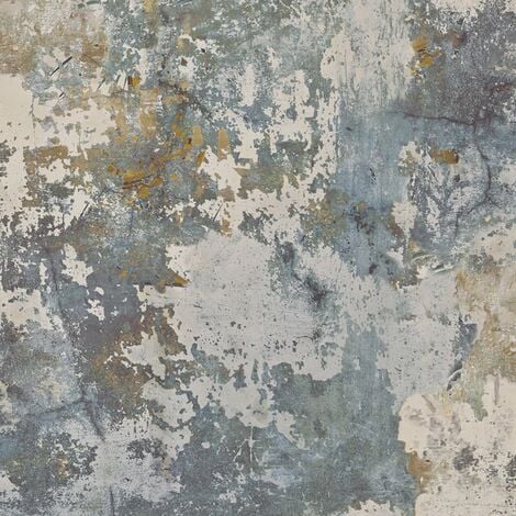 Papier peint Béton Gris et vert DUTCH WALLCOVERINGS