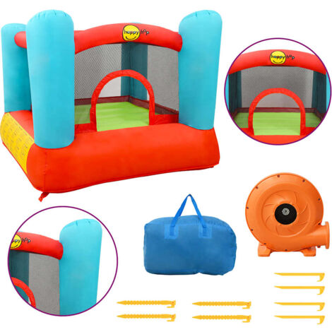 Vidaxl – Château gonflable 200x210x160 cm – PVC multicolore – Charge maximale 68 kg – Pour 3-5 ans – Installation facile avec soufflante incluse