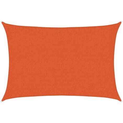 Voile d'ombrage 160 g/m² Orange 2x3 m PEHD vidaXL (1/5)