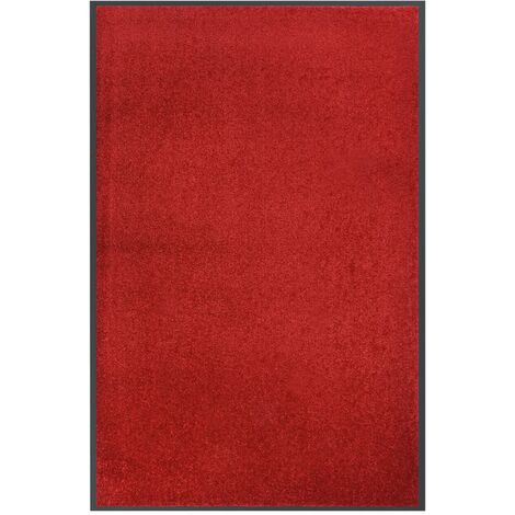 Paillasson Rouge 80x120 cm vidaXL (1/5)