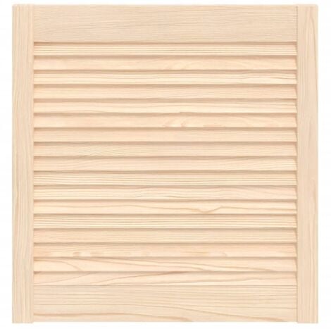 Porte d'armoire à persiennes 61,5x59,4 cm bois de pin massif vidaXL