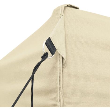 Tente pliable 3 x 6 m Blanc crème vidaXL