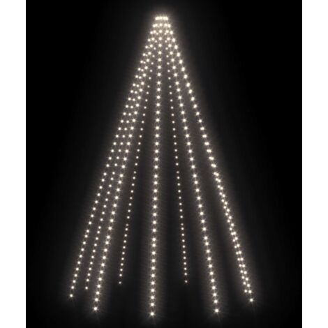 Guirlande lumineuse d'arbre de Noël 400 LED Blanc froid 400 cm vidaXL