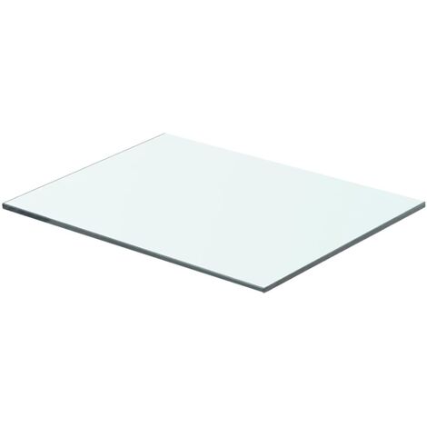 Panneau pour étagère Verre transparent 40 x 25 cm vidaXL