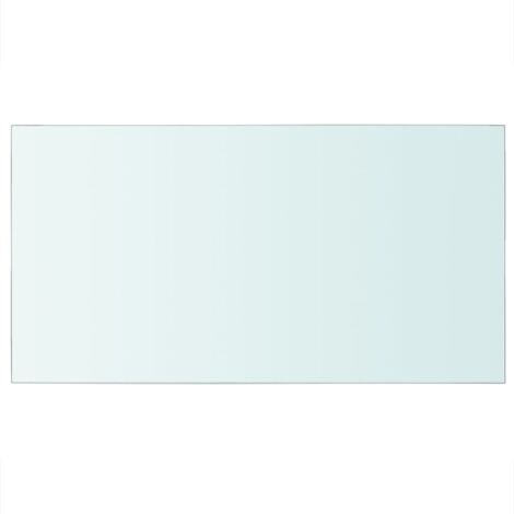 Panneau pour étagère Verre transparent 40 x 25 cm vidaXL