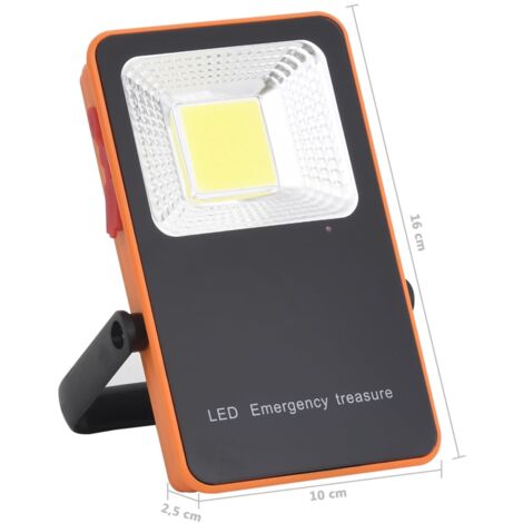 Projecteur à LED ABS 5 W Blanc froid vidaXL