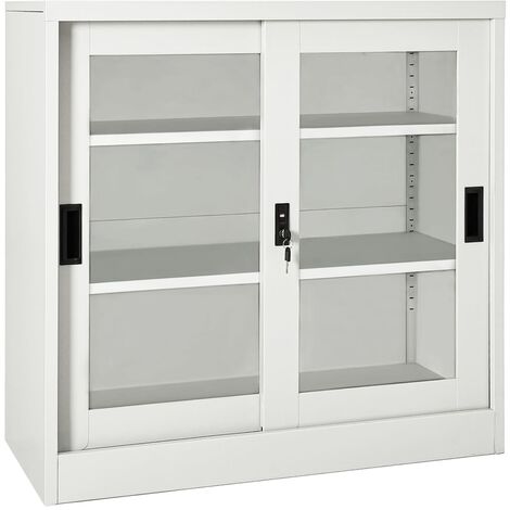 VIDAXL Armoire modulaire 18 compartiments Noir et blanc 37x146x180,5cm pas  cher 