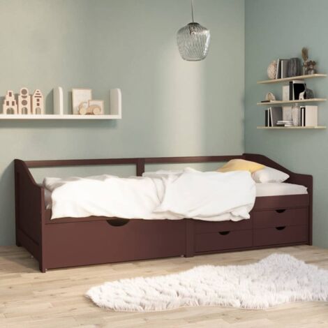 Lit de repos 3 places sans matelas Bois de pin massif 90x200 cm vidaXL (1/5)