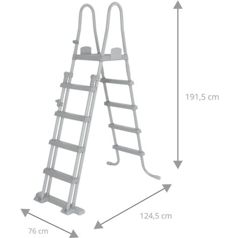 Échelle de piscine de sécurité à 4 marches Flowclear 132 cm Bestway
