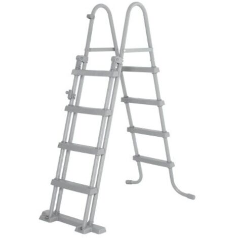 Bestway Échelle sécurisée pour piscine hors-sol jusqu'à hauteur 122 cm - 2 x 4 marches