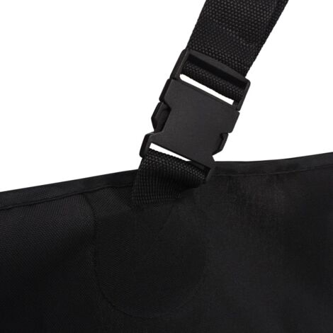 Housse de siège auto pour animaux 148 x 142 cm Noir vidaXL