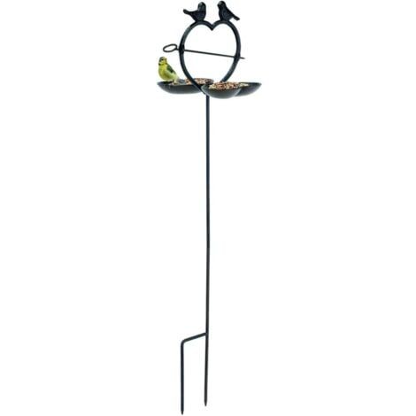 Mangeoire à oiseaux 92 cm Marron HI