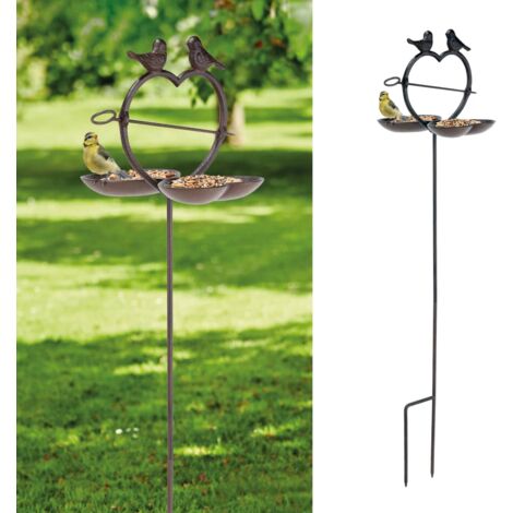 Mangeoire à oiseaux 92 cm Marron HI