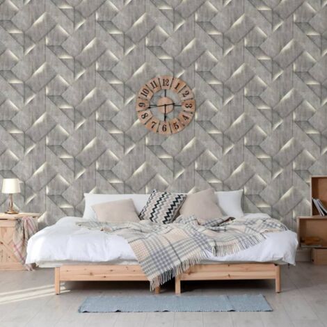 Papier peint Onyx Gris foncé DUTCH WALLCOVERINGS