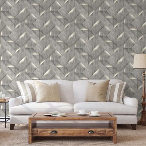 Papier peint Onyx Gris foncé DUTCH WALLCOVERINGS