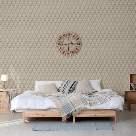 Papier peint Geometric Doré et vert DUTCH WALLCOVERINGS