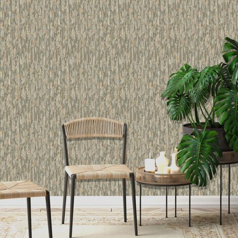 Papier peint Phoenix Vert et beige DUTCH WALLCOVERINGS