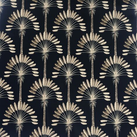 Papier peint Palm Palace Noir et doré DUTCH WALLCOVERINGS