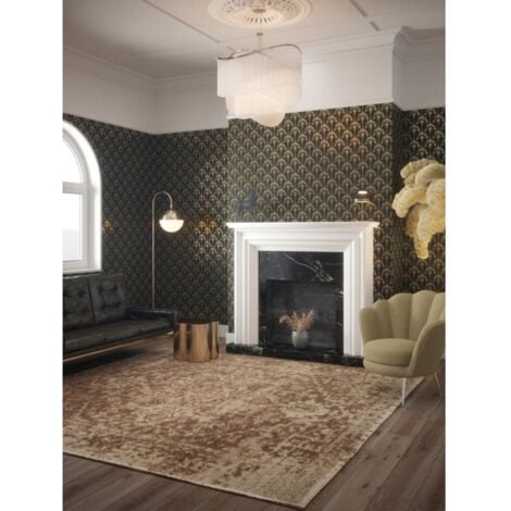 Papier peint Palm Palace Noir et doré DUTCH WALLCOVERINGS