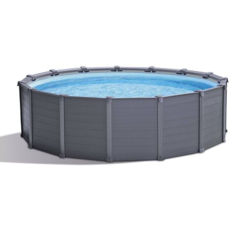 Piscine Graphite - Ronde - Ø 4,78 m x 1,24 m de Intex
