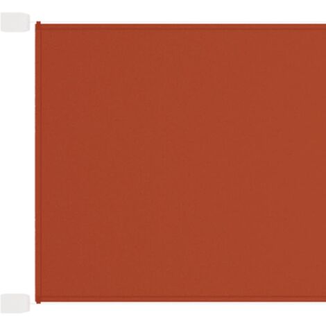 Auvent vertical Terre cuite 140x360 cm Tissu oxford vidaXL