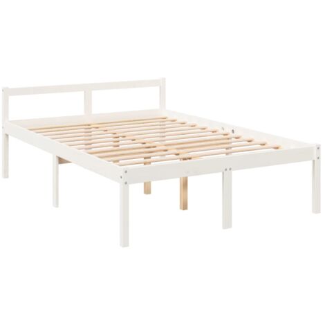 Lit pour personne âgée sans matelas 120x200 cm bois pin massif vidaXL (1/5)