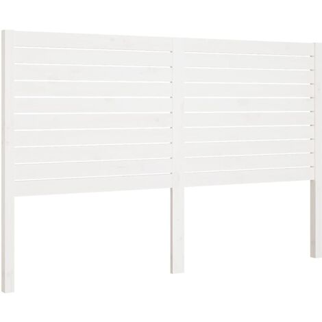 Vidaxl – Tête de lit en bois massif de pin 166x100 cm – Design à lattes moderne – Soutien dorsal confortable – Pour cadre de lit spécifique