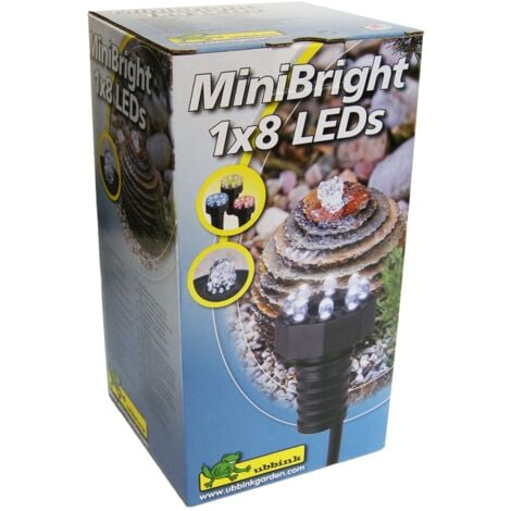 Lampe sous-aquatique d'étang MiniBright 1 x 8 LED 1354018 Ubbink