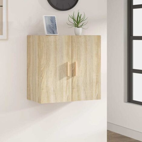 Vidaxl – Armoire murale chêne sonoma 60x30x60 cm – Bois d'ingénierie résistant à l'humidité – Capacité de charge 60 kg – Solution gain de place (1/5)