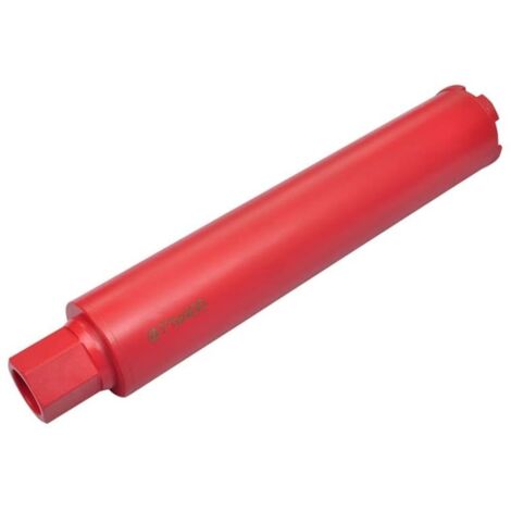 Vidaxl – Foret carottier diamant 71 x 400 mm – Pour béton armé et granit – Connexion 1 1/4' – Segment 7 mm pour perçage efficace