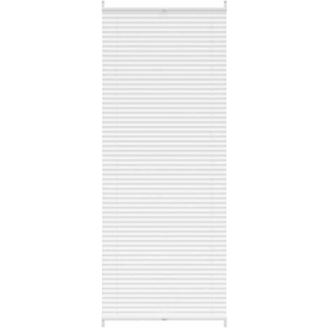 Store plissé 80x200 cm Blanc vidaXL