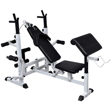 vidaXL Banc de musculation