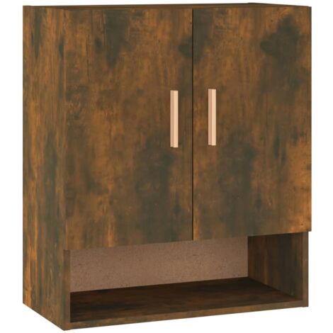 Armoire murale Chêne fumé 60x31x70 cm Bois d'ingénierie vidaXL