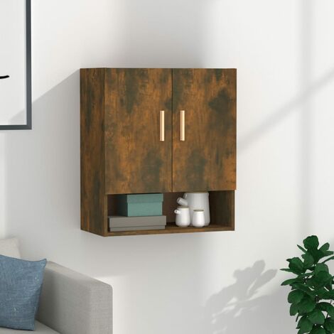Armoire murale Chêne fumé 60x31x70 cm Bois d'ingénierie vidaXL
