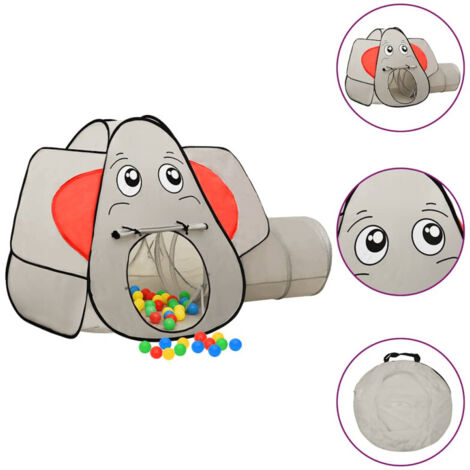 Tente de jeu pour enfants Éléphant Gris 174x86x101 cm vidaXL (1/5)