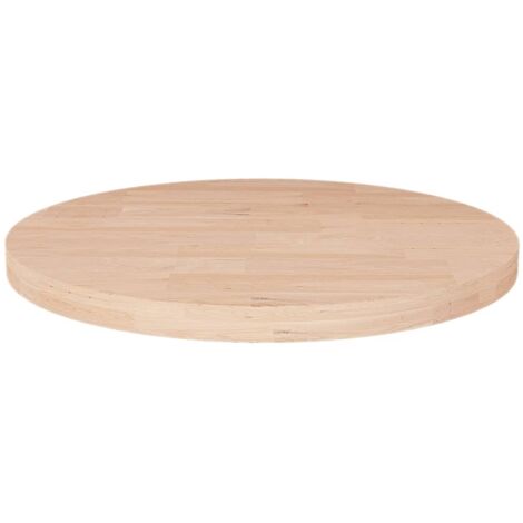 Dessus de table rond Ø40x2,5 cm Bois de chêne massif non traité vidaXL