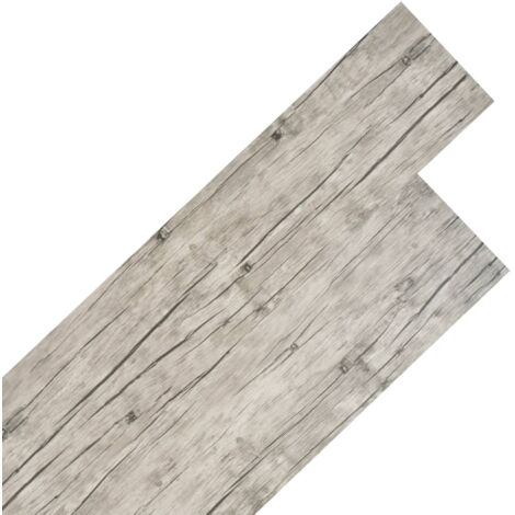 Planches de plancher PVC Non auto-adhésif 5,26 m² Chêne délavé vidaXL