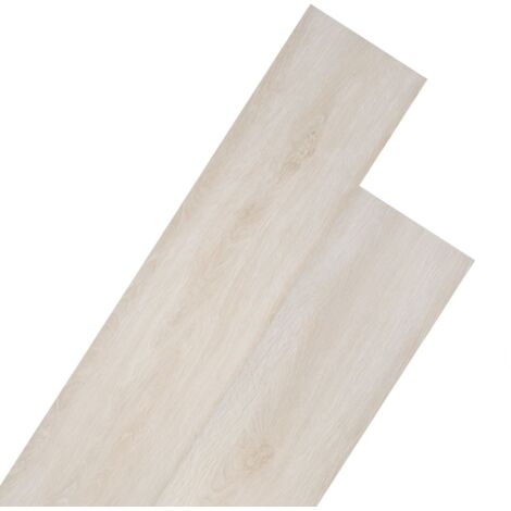 Planches de plancher PVC Non auto-adhésif Chêne blanc classique vidaXL (1/5)