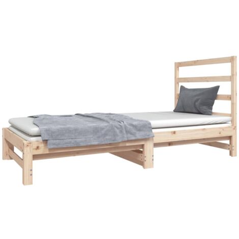 Lit coulissant sans matelas 2x(90x190) cm vidaXL (1/5)