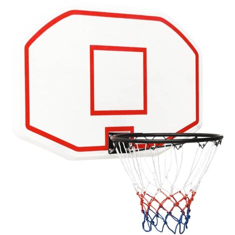 Panneau de basket-ball Blanc 109x71x3 cm Polyéthylène vidaXL